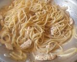 ささみとゆかりバターのスパゲッティ作り方7写真