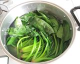 ほうれん草と卵のお吸い物作り方3写真