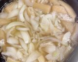 簡単なもやし&玉ねぎ&油揚げ汁作り方3写真