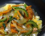 野菜たっぷり沖縄カツ丼作り方11写真