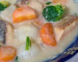 鮭とかぶのクリーム煮♪作り方7写真