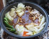 野菜たっぷりヘルシーカレー鍋☆ルー＆ツユ作り方7写真