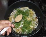大葉キノコの和風パスタ♪簡単めんつゆ作り方8写真