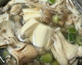 茹で汁でスープ😻作り方2写真
