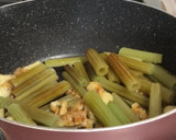 フキと油揚げの炒め煮！かつお節和え！作り方3写真