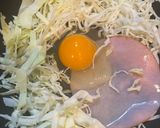 オイルなし野菜ありのヘルシー目玉焼き作り方1写真