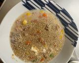 レンジ簡単洋風梅クリーム味オムライス弁当作り方5写真