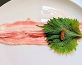 ♡豚バラ肉の梅しそ巻き♡作り方2写真
