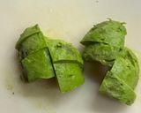居酒屋風！簡単！アボカドと豆腐のおつまみ作り方2写真