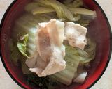 簡単★昼食！豚肉と白菜の和風スープ作り方4写真