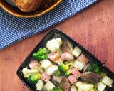 野菜ときのことベーコンのアヒージョ作り方5写真