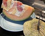 メロン丸ごとケーキ作り方8写真