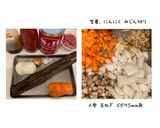 根菜ゴロゴロキーマカレー ☆カレー粉で簡単♪作り方1写真