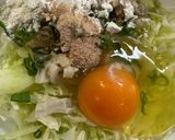 簡単 キャベツとちくわの一人前お好み焼き作り方2写真