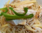 鶏ムネ肉の春雨炒め作り方4写真