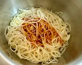 自家製キムチドレッシングで！ビビンそうめん♡作り方2写真
