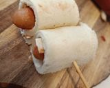 揚げ焼き!食パンでウインナーチーズドッグ作り方3写真