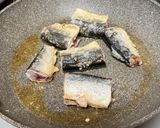 サンマとキノコの煮物作り方2写真
