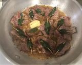 【家庭菜園ハーブ】豚肉サルティンボッカ作り方4写真
