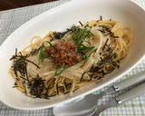 簡単あっさり梅しそ和風パスタ作り方8写真