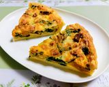 Xmasメニュー茸法蓮草南瓜キッシュ!おもてなし作り方15写真