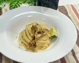 茄子と舞茸とベーコンの和風パスタ作り方12写真
