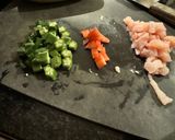 鶏胸肉のネバネバチャーハン作り方2写真