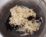 れんこんと切り干し大根のごまマヨサラダ作り方1写真