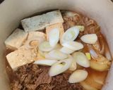 すき焼き風肉どうふ作り方5写真