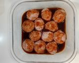 レンジでおからと豆腐入りミートボール作り方4写真