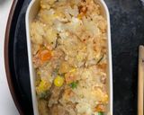 レンジ簡単クリーミーガパオ味炒飯弁当作り方13写真