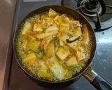 麻婆豆腐白菜作り方4写真
