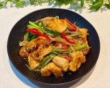 鶏むね肉でレバニラ風炒め♩作り方6写真