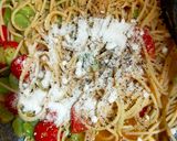 ミニトマトとそら豆のパスタ作り方5写真