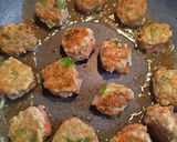 豚ひき肉とレンコンのシャキシャキつくね作り方4写真