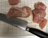 簡単　鶏むね肉の柔らかマヨネーズ漬け焼き作り方2写真