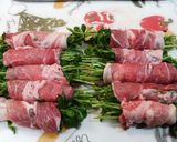 豆苗の豚バラ巻き作り方3写真