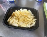 即席！山芋のとろ卵醤油和え作り方2写真