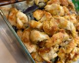 ナスと玉ねぎ、鶏胸肉の甘辛炒め作り方5写真