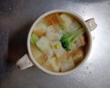 コーンスープのパングラタン♫作り方3写真