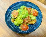 今夜の副菜に♪トマトとアボガドの旨だし作り方3写真