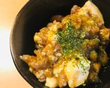 毎日の納豆●豆腐のケチャップ炒めと作り方1写真
