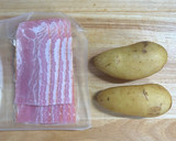 じゃがいもとベーコンのマヨ炒め作り方1写真