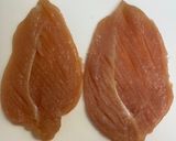 居酒屋メニュー　ささみの梅肉天作り方1写真