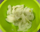 スナップえんどう豆とサバ缶のソテー作り方1写真
