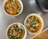 肉無チクワクリーミー梅ガパオ味野菜炒め作り方17写真