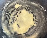 ケチャップ入り！ハムくるくる卵焼き作り方2写真