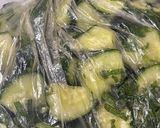 混ぜるだけ！キュウリのシソ梅昆布茶漬け作り方2写真