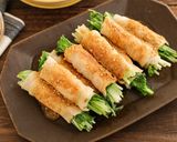 中華風ごまだれ♪水菜の肉巻き作り方5写真