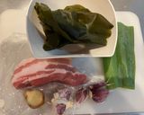 昆布と豚肉の煮物作り方1写真